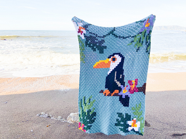 Tropical Toucan Blanket