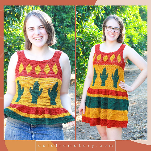 Desert Cactus Top & Dress