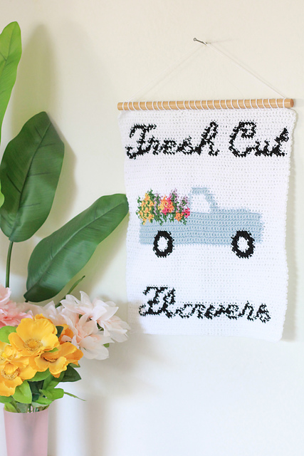 Fresh Cut Flowers Wall Hanging