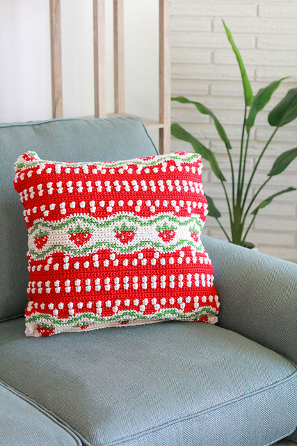 Strawberry Fields Pillow
