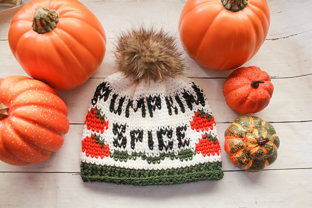 Pumpkin Spice Beanie