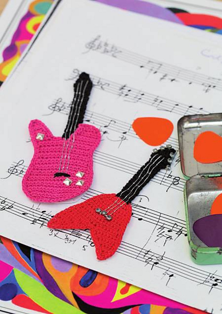 Broches guitares