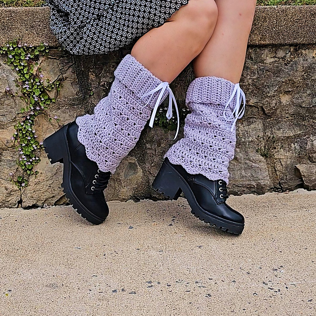 Lilac Leg Warmers