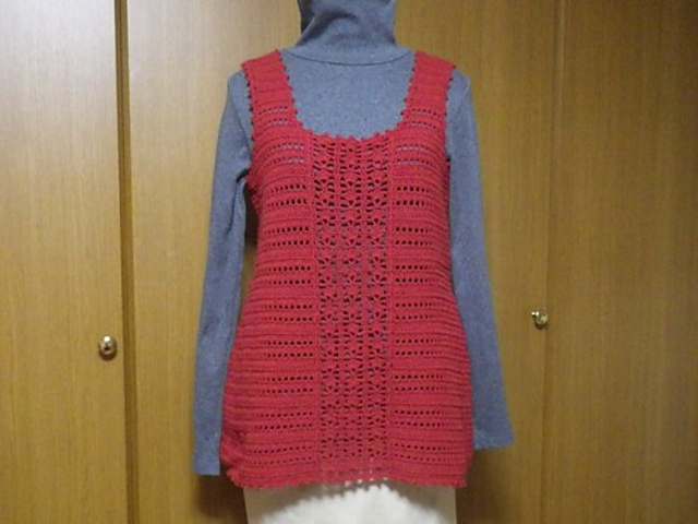 F. Crochet Tunic (かぎ針のチュニック）