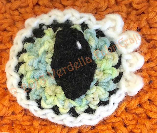 Cartoon Cat Eyes Applique