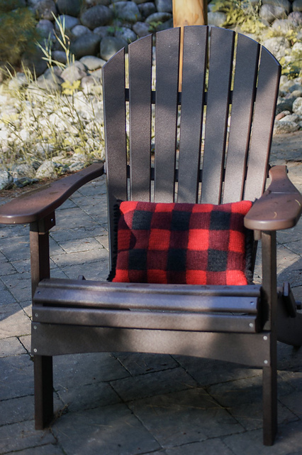 Buffalo Plaid Felted Pillow