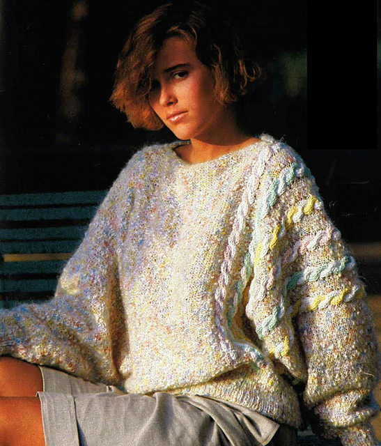 9 - Pull Pastel laine bouclée