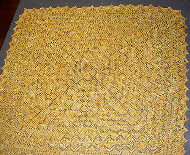 Dream Catcher Lace Square Shawl