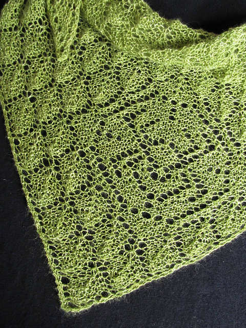Spider Garden Lace Shawl