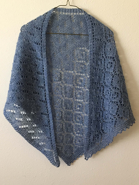 May Flowers Lace Shawl