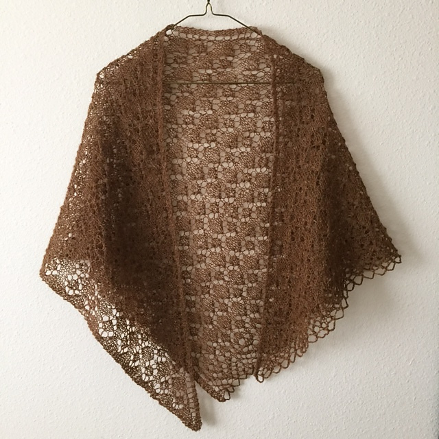 Side Trip Lace Shawl