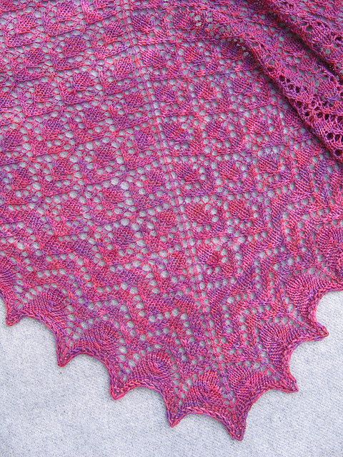Hyacinth Lace Shawl