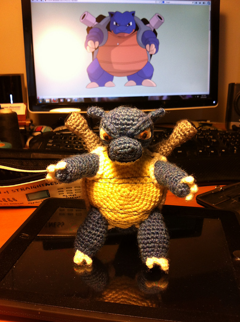 Blastoise Pokemon Amigurumi