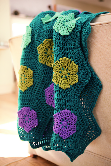 Layered Motif Afghan