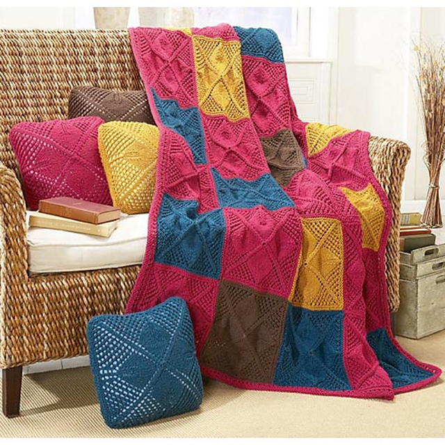Country Counterpane Throw & Pillows