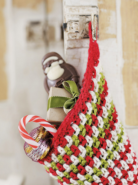 Peppermint Pinstripes Stocking