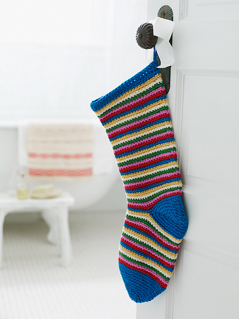 Ravelry: Colorful Stripes Stocking pattern by Edie Eckman