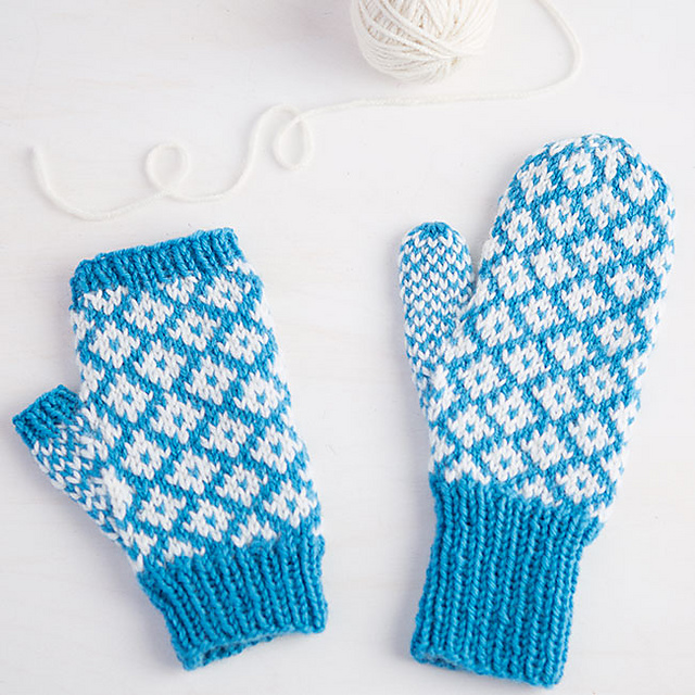 Fair Isle Mitts and Mittens