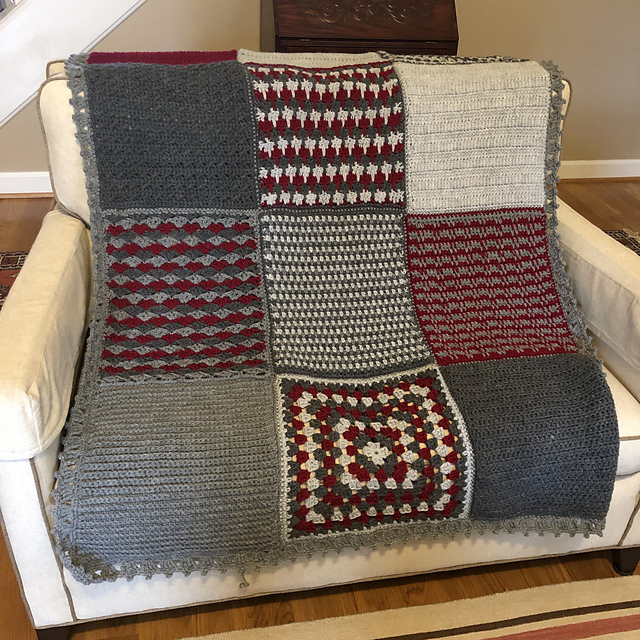 Skill-Builder Crochet Blanket CAL