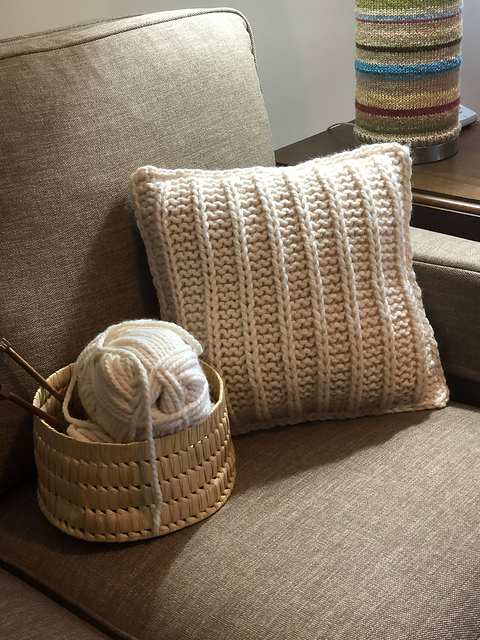 Slip Stitch Pillow