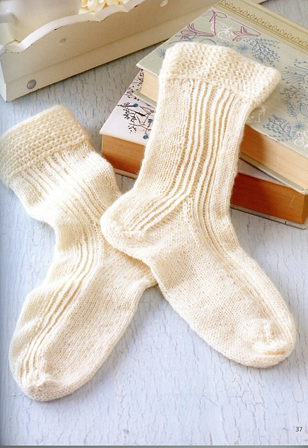 Two-Ribbed Socks