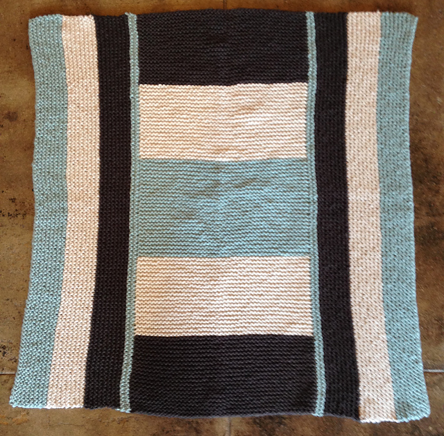Ezy Log Cabin Baby Blanket#3