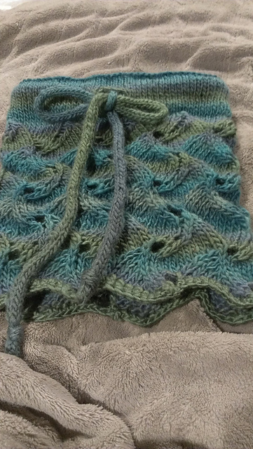 Swirl Drawstring Cowl