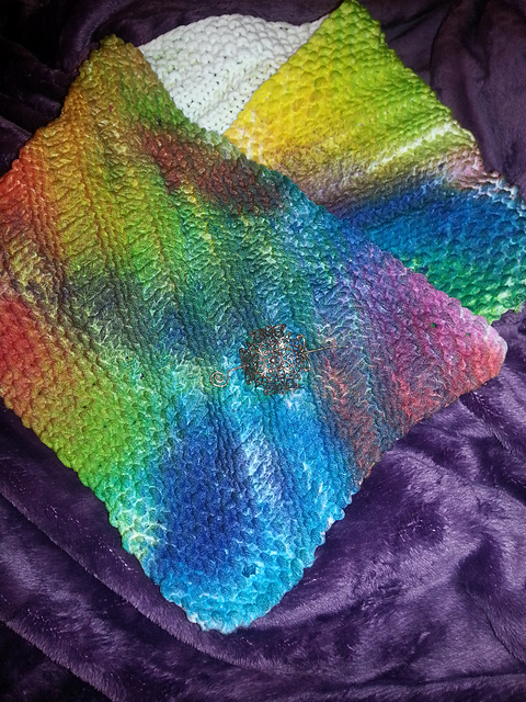 Seed Border Graffiti Scarf