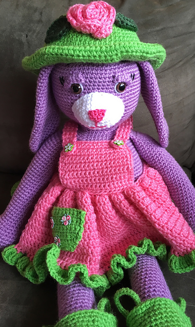 Pippa the Purple Bunny Doll