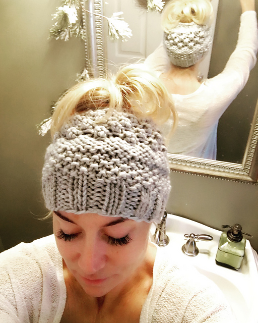 Funky Messy Bun Hat