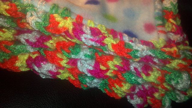 Microfleece Baby Blankets with Edging