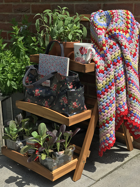 Vintage Granny Square Blanket