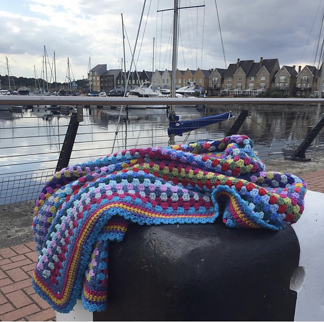 Carnival Granny Stripe Blanket