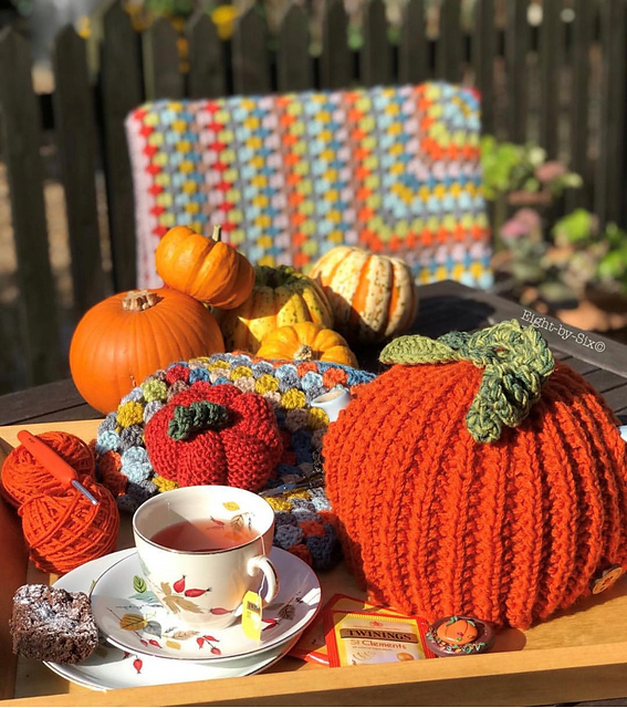 Spiced Pumpkin Tea Cosy