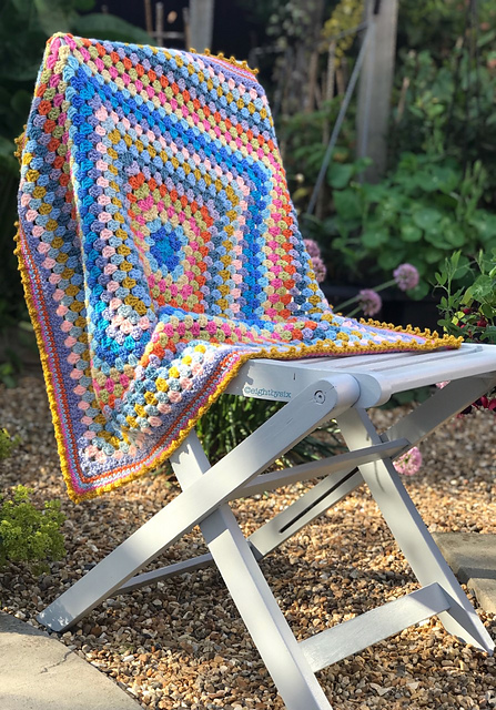 Summer Spice granny blanket