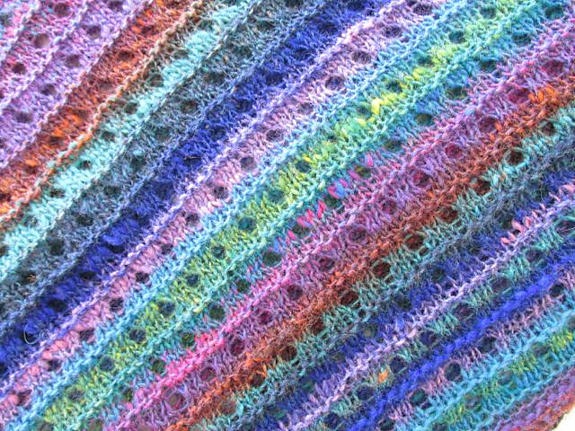 Woolwinding Eyelet Shawl