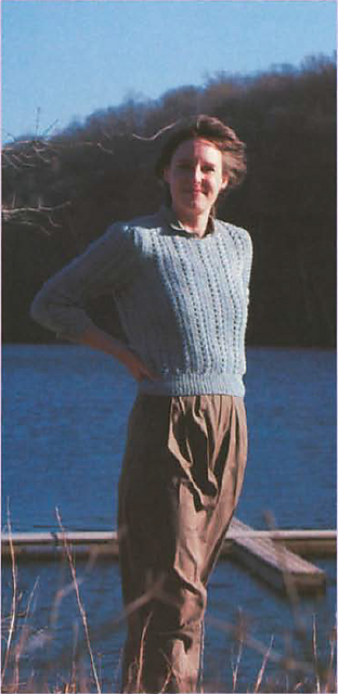 A Sweater to Knit by Hand or Machine