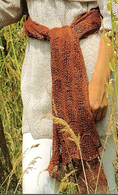 5942 Shawl in Summer Fairisle