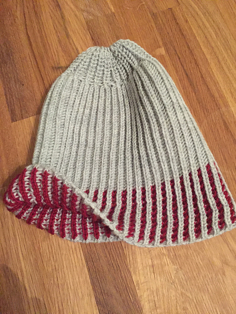 Color-Dipped Hat by Machine