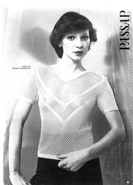 2102 Summer top in lace pattern