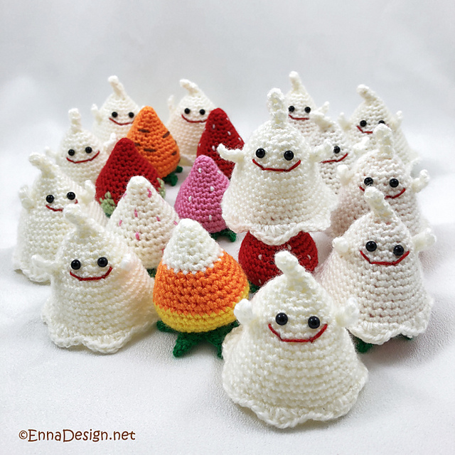 Ravelry: Strawberry Ghost Memory Game pattern by Enna Design