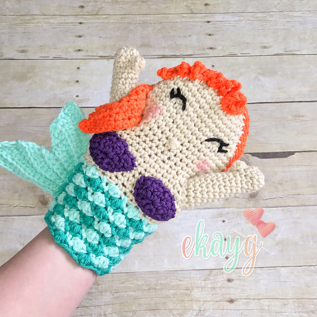 Ravelry: Mermaid Hand Puppet pattern by Erin Greene