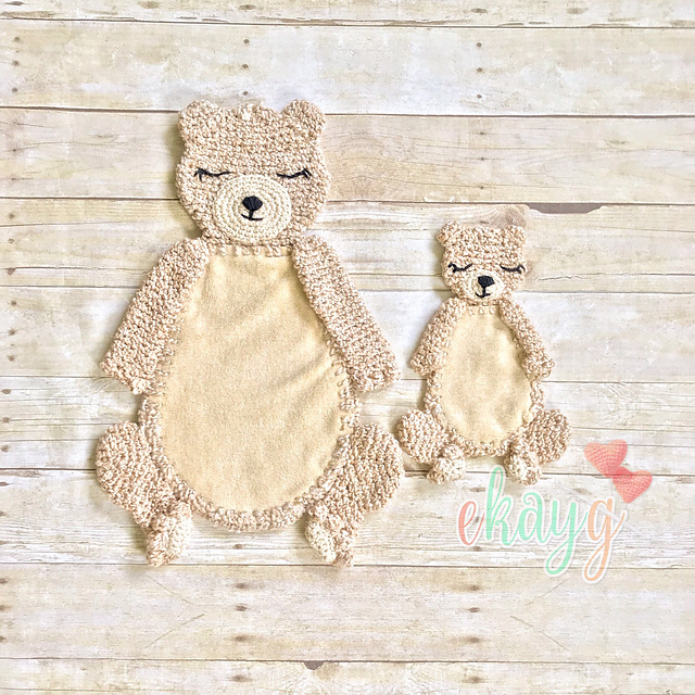 Teddy Bear Fleece Loveys