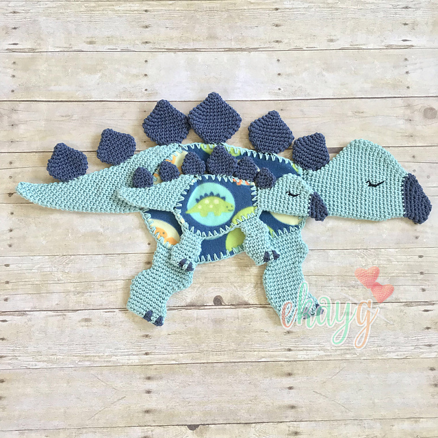 Stegosaurus Fleece Loveys