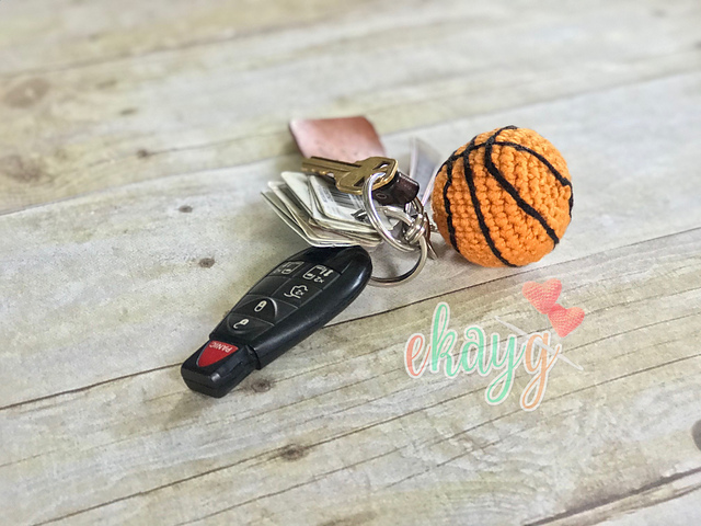 Basketball Key Chain