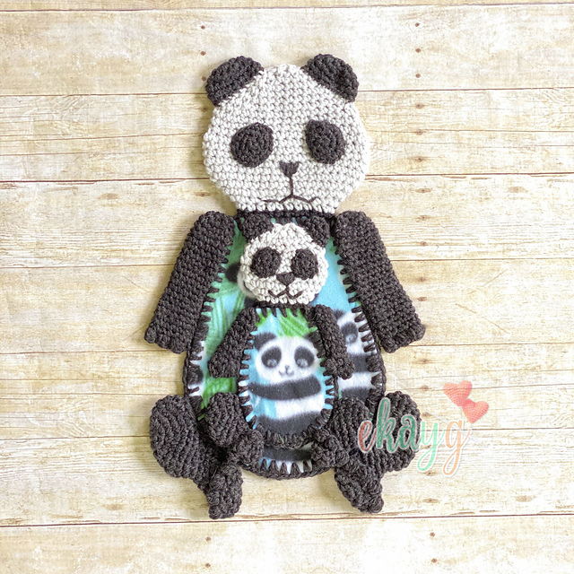 Panda Fleece Loveys