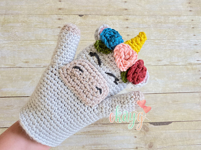 Unicorn Hand Puppet