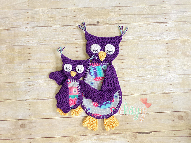 Owl Fleece Loveys