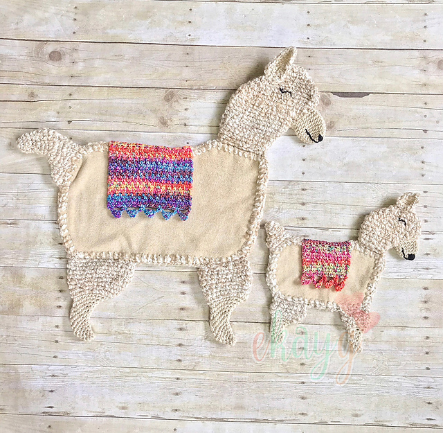 Llama Fleece Loveys