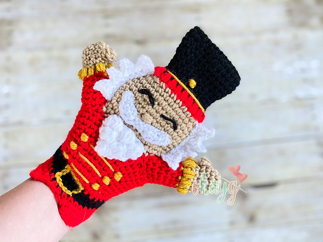 Ravelry: The Nutcracker Hand Puppet pattern by Erin Greene